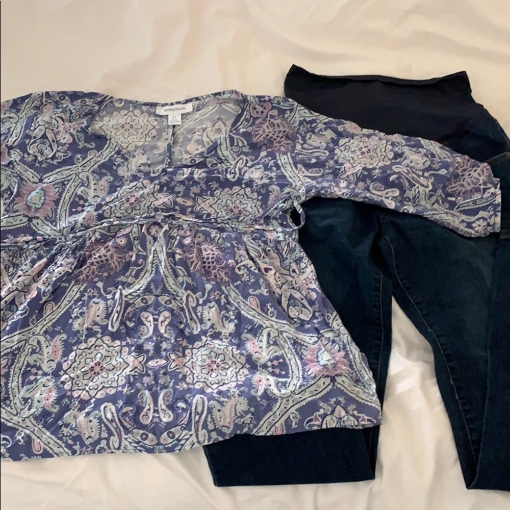 Maternity outfit. Like new. Motherhood/Old Navy